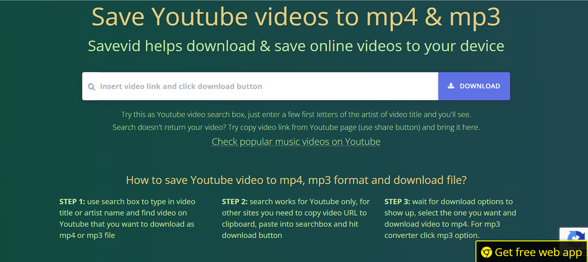save video