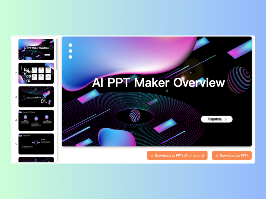 How AIPPTMaker Works: A Step-by-Step Guide