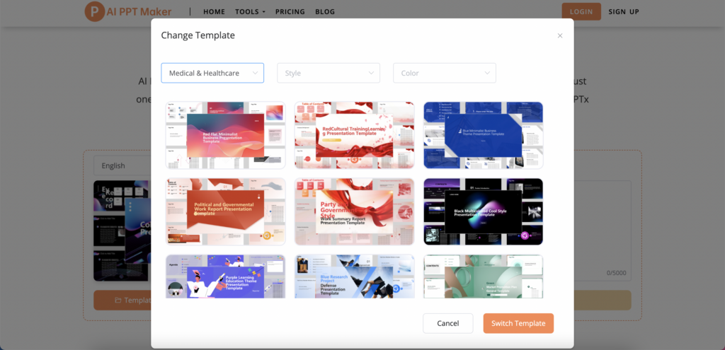 Medical & Healthcare PPT Templates - AIPPTMaker.ai